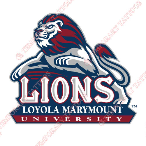 Loyola Marymount Lions Customize Temporary Tattoos Stickers NO.4894
